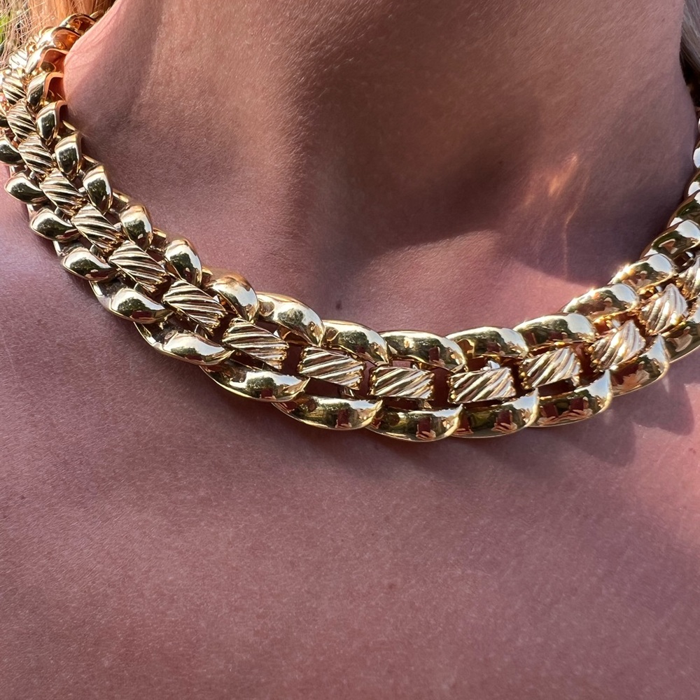 Vintage Napier Gold Chain Necklace